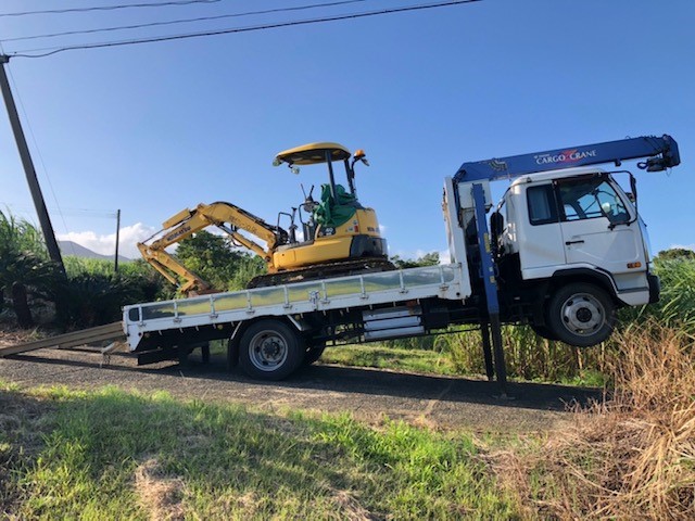 ◆7tユニック付きセルフ車　4段ブーム◆